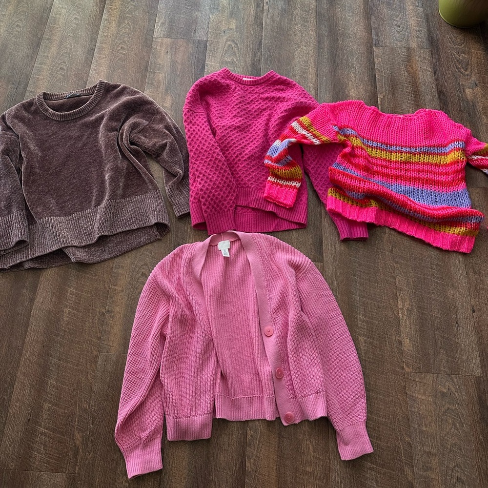 4 sweaters/cardigan bundle! Aritzia Zara h+m